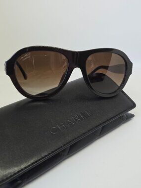 CHANEL - Pilot Sunglasses - Brown Polarized